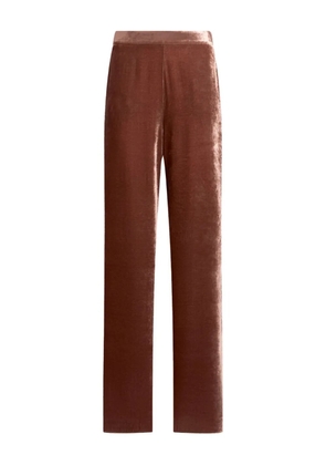 ETRO velvet palazzo trousers - Pink