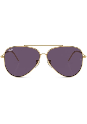Ray-Ban Aviator Reverse sunglasses - Gold