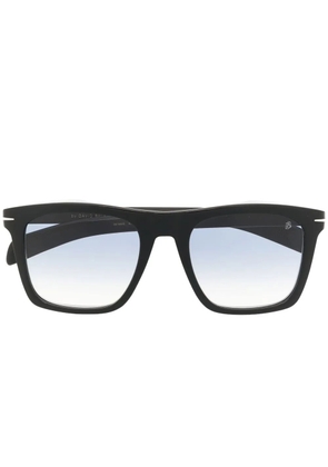 Eyewear by David Beckham tortoiseshell square-frame sunglasses - Black
