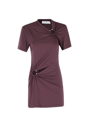 Rabanne cutout-ring mini dress - Purple