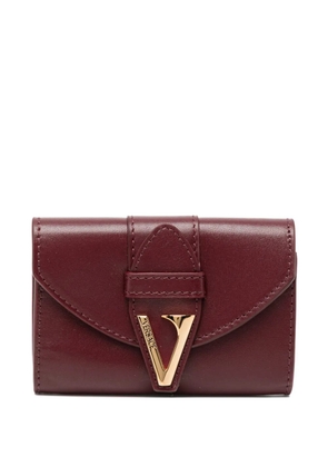 Versace V-plaque wallet - Red