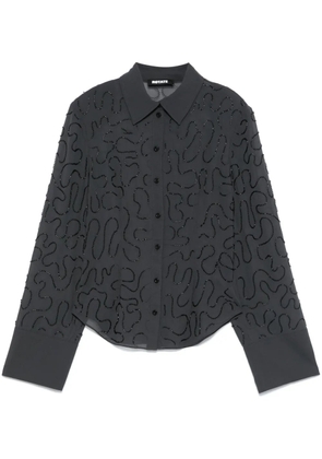 ROTATE BIRGER CHRISTENSEN beaded shirt - Grey
