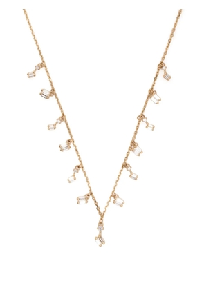Suzanne Kalan 18kt yellow gold Classic diamond cascade necklace