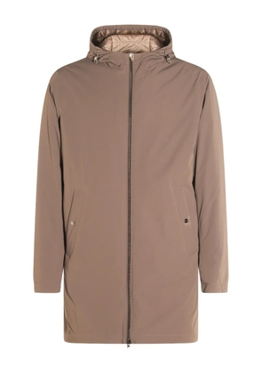 Herno hooded lightweight parka - Brown