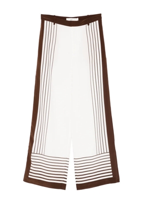 SIR. Leilana striped tailored trousers - White