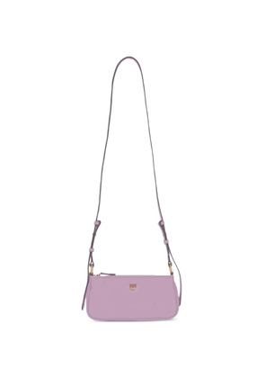 PINKO logo plaque shoulder bag - Purple