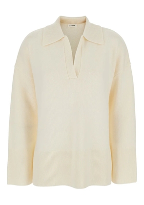 P.A.R.O.S.H. polo-neck ribbed sweater - Neutrals