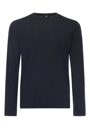 ALPHA STUDIO long-sleeve crew-neck sweater - Blue