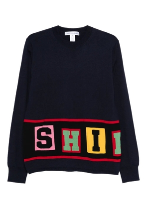 Comme Des Garçons Shirt crew-neck sweater - Blue