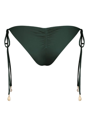 Johanna Ortiz Sagrado gathered bikini bottom - Green
