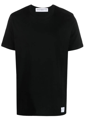Department 5 round-neck cotton T-shirt - Black