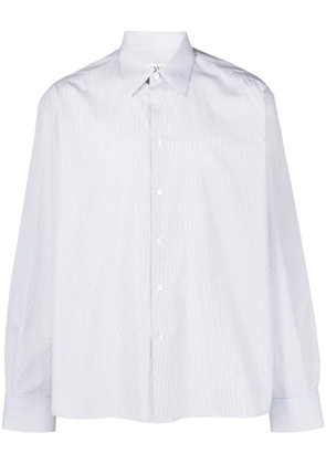 Lanvin pinstripe-print cotton shirt - Black