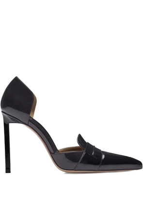 TOM FORD 105 mm EVA D'ORSAY patent leather pumps - Black