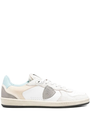 Philippe Model Paris leather panel sneakers - White