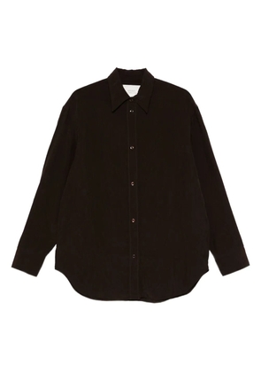Studio Nicholson textured button-down shirt - Brown