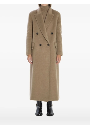 Max Mara Armonia peaked-lapel cashmere coat - Neutrals