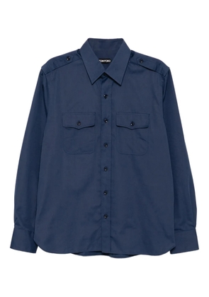 TOM FORD military shirt - Blue