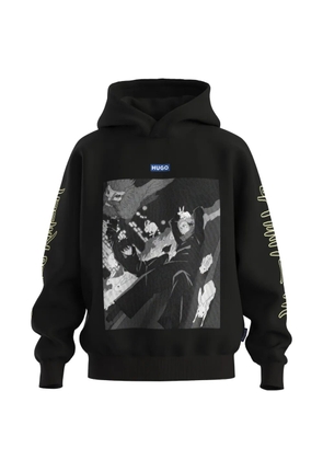 HUGO x Jujutsu Kaisen printed hoodie - Black