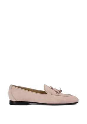 Doucal's tassels suede loafers - Pink