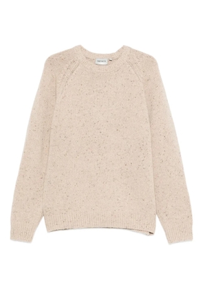 Carhartt WIP speckle-knit jumper - Neutrals