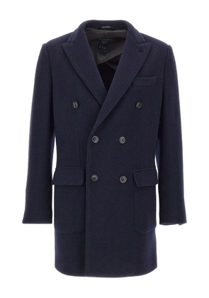 Fay wool-blend coat - Blue