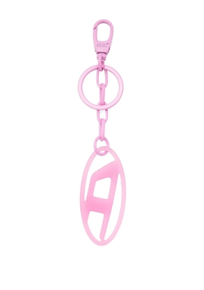 Diesel oval d charm keyring - Pink