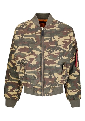 Alpha Industries MA-1 camouflage jacket - Green