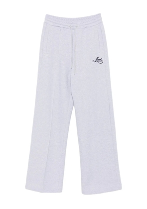 MSGM embroidered-logo sweatpants - Grey