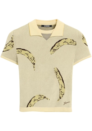 Jacquemus intarsia-knit T-shirt - Yellow