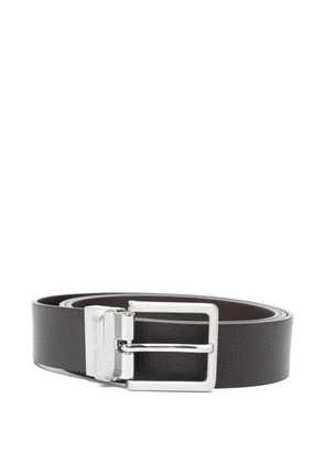Emporio Armani buckle-detail belt - Brown