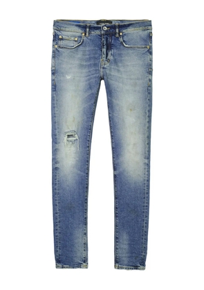 Purple Brand logo-patch jeans - Blue