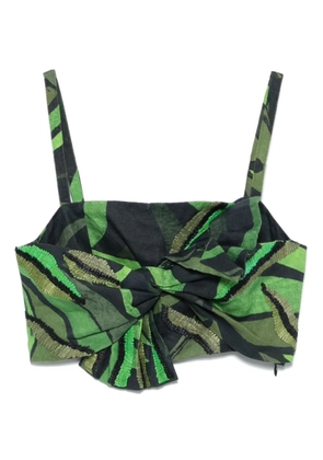 FARM Rio Coconut Tree Flow top - Green
