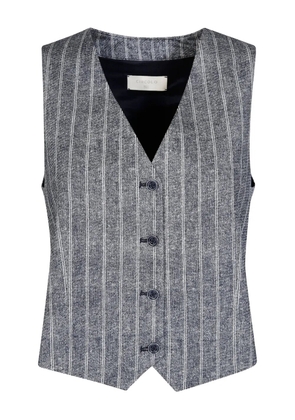 Circolo 1901 pinstriped waistcoat - Blue