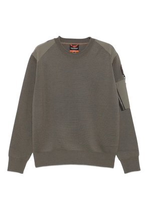 Parajumpers crew-neck panelled sweatshirt - Brown