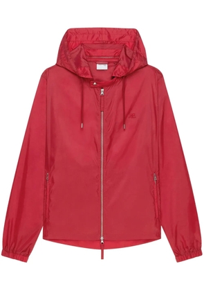 Courrèges hooded windbreaker - Red