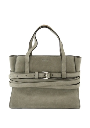 Moschino Tie Me belt-detail tote bag - Green