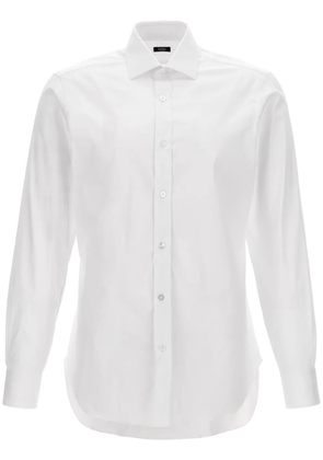 Barba poplin shirt - White