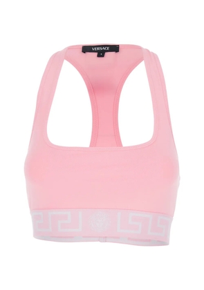 Versace logo-detail bra - Pink