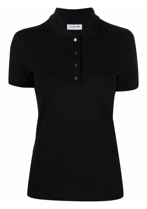 Lacoste short-sleeve slim-fit polo shirt - Black