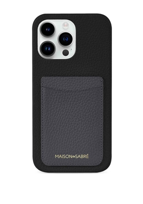 MAISON de SABRÉ card-slot iPhone 14 Pro Max case - Grey