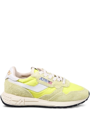 Autry logo lace-up sneakers - Yellow
