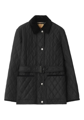Burberry matelassé jacket - Black