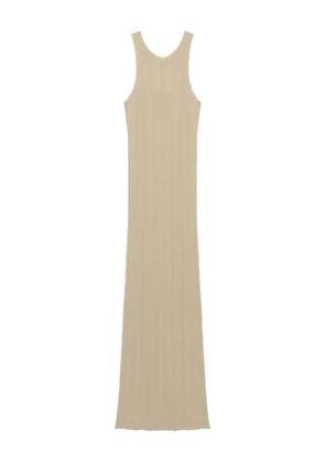 TOTEME ribbed sleeveless maxi dress - Neutrals