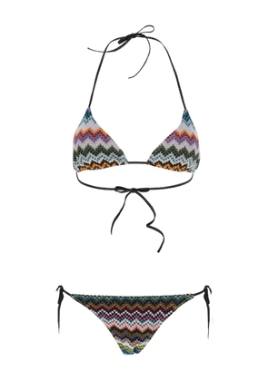 Missoni chevron-design bikini - Black