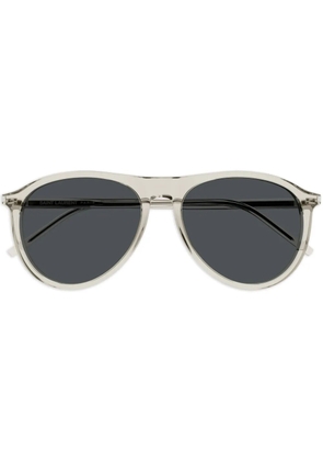 Saint Laurent Eyewear 667 pilot-frame sunglasses - Neutrals