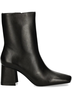 HUGO 75mm leather ankle boots - Black