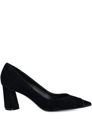 BOSS suede leather-toe pumps - Black
