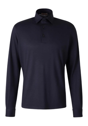 Herno long-sleeve polo shirt - Blue