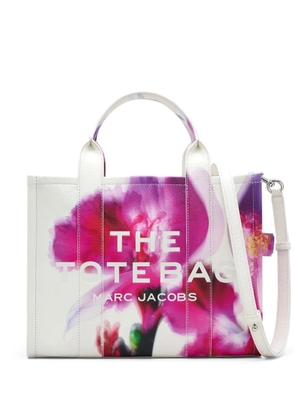 Marc Jacobs The Future Floral Leather Medium Tote bag - White