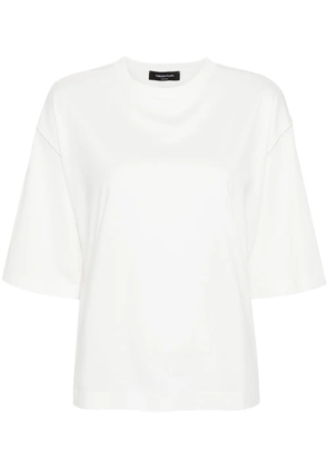 Fabiana Filippi chain-detailed cotton T-shirt - White